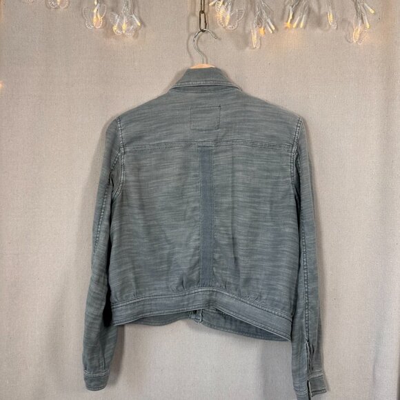 Anthropologie Utility Cotton Jean Jacket | Size SP - Picture 4 of 9